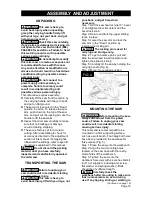 Предварительный просмотр 14 страницы Master-force 240-0021 Operator'S Manual