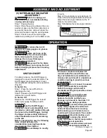 Предварительный просмотр 22 страницы Master-force 240-0021 Operator'S Manual