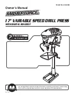 Предварительный просмотр 1 страницы Master-force 240-0066 Owner'S Manual