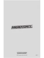 Предварительный просмотр 11 страницы Master-force 241-0401 Operator'S Manual