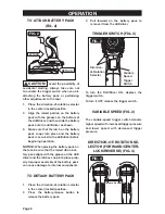 Предварительный просмотр 10 страницы Master-force 241-0405 Operator'S Manual