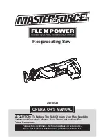 Master-force 241-0433 Operator'S Manual предпросмотр