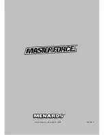 Предварительный просмотр 24 страницы Master-force 241-0748 Operator'S Manual