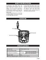 Предварительный просмотр 7 страницы Master-force 252-8020 Operator'S Manual