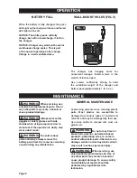 Предварительный просмотр 10 страницы Master-force 252-8020 Operator'S Manual