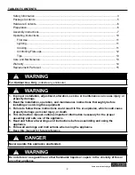 Preview for 2 page of Master Forge CBC830L User Manual