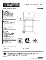 Master Forge GD4215S Use & Care Manual preview