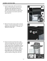 Preview for 12 page of Master Forge MFA350BNP Assembly Instructions Manual