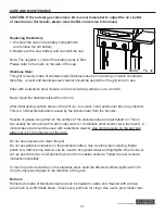 Preview for 31 page of Master Forge RT2417S Use Manual