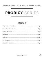 Preview for 2 page of Master FX prodigy User Manual