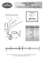 Предварительный просмотр 1 страницы Master Gardner WB 6301 Assembly