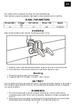 Preview for 8 page of MASTER JUMP JL290591 User Manual