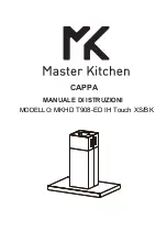 MASTER KITCHEN MKHD T908-ED IH Touch XS/BK Instruction Manual preview