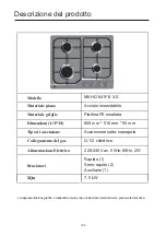 Preview for 10 page of MASTER KITCHEN MKHG 641F E XS User Manual