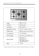 Preview for 41 page of MASTER KITCHEN MKHG 641F E XS User Manual