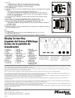 Preview for 2 page of Master Lock 3681 Installation Instructions