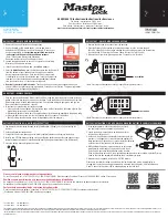 Preview for 1 page of Master Lock 5440D Instructions