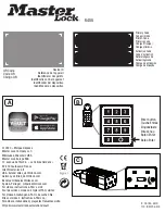 Master Lock 6400 User Manual preview