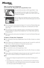 Preview for 4 page of Master Lock ML08EB Instructions For Use Manual