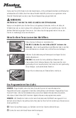 Preview for 14 page of Master Lock MLD08E Instructions For Use Manual