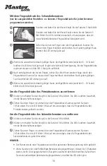 Preview for 16 page of Master Lock MLD08E Instructions For Use Manual