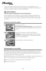 Preview for 20 page of Master Lock MLD08E Instructions For Use Manual