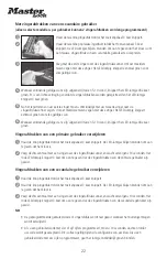 Preview for 22 page of Master Lock MLD08E Instructions For Use Manual