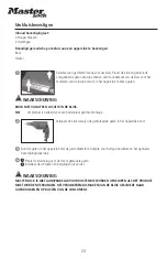 Preview for 24 page of Master Lock MLD08E Instructions For Use Manual