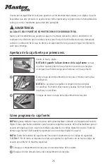 Preview for 26 page of Master Lock MLD08E Instructions For Use Manual