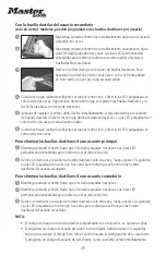 Preview for 28 page of Master Lock MLD08E Instructions For Use Manual