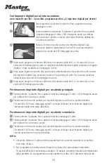 Preview for 34 page of Master Lock MLD08E Instructions For Use Manual