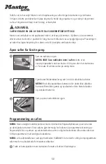 Preview for 50 page of Master Lock MLD08E Instructions For Use Manual