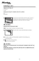 Preview for 54 page of Master Lock MLD08E Instructions For Use Manual