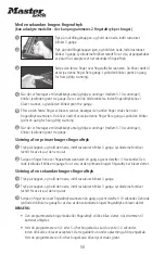 Preview for 58 page of Master Lock MLD08E Instructions For Use Manual