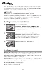 Preview for 62 page of Master Lock MLD08E Instructions For Use Manual