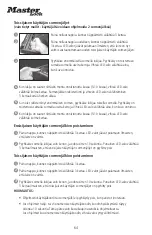 Preview for 64 page of Master Lock MLD08E Instructions For Use Manual