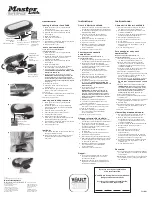 Master Lock Safespace 5900 Series Instructions preview