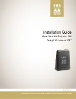 Preview for 1 page of Master Meter 3G Universal XTR Installation Manual