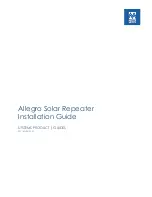 Master Meter Allegro Solar Repeater Installation Manual preview