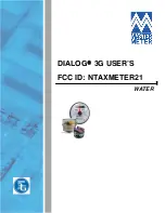 Предварительный просмотр 1 страницы Master Meter Dialog 3G Manual