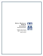 Master Meter Multi-Jet Instruction Manual предпросмотр