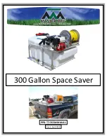 Master MFG 300 Gallon Space Saver Manual предпросмотр