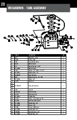 Предварительный просмотр 20 страницы Master MFG Revolt Instructions For Assembly, Operation, Servicing & Storage