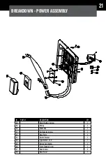 Предварительный просмотр 21 страницы Master MFG Revolt Instructions For Assembly, Operation, Servicing & Storage