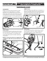 Предварительный просмотр 10 страницы Master Pro MHP-135-KFA User'S Manual And Operating Instructions