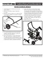 Предварительный просмотр 22 страницы Master Pro MHP-135-KFA User'S Manual And Operating Instructions