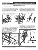 Предварительный просмотр 26 страницы Master Pro MHP-135-KFA User'S Manual And Operating Instructions