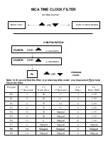 Preview for 20 page of Master Water Conditioning Clarifier MCA Series Installation And Operation Manual