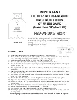 Preview for 1 page of Master Water Conditioning MBA-AN-10/13 Recharging Instructions