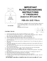 Preview for 2 page of Master Water Conditioning MBA-AN-10/13 Recharging Instructions